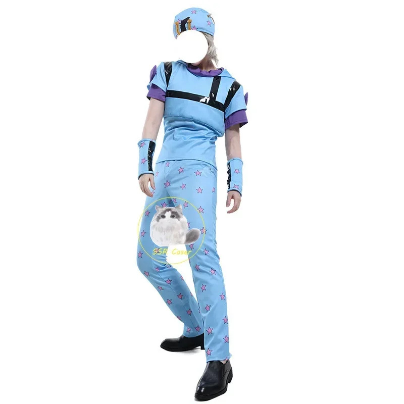Head Gear Running - Johnny Joestar JoJo's Bizarre Adventure Cosplay