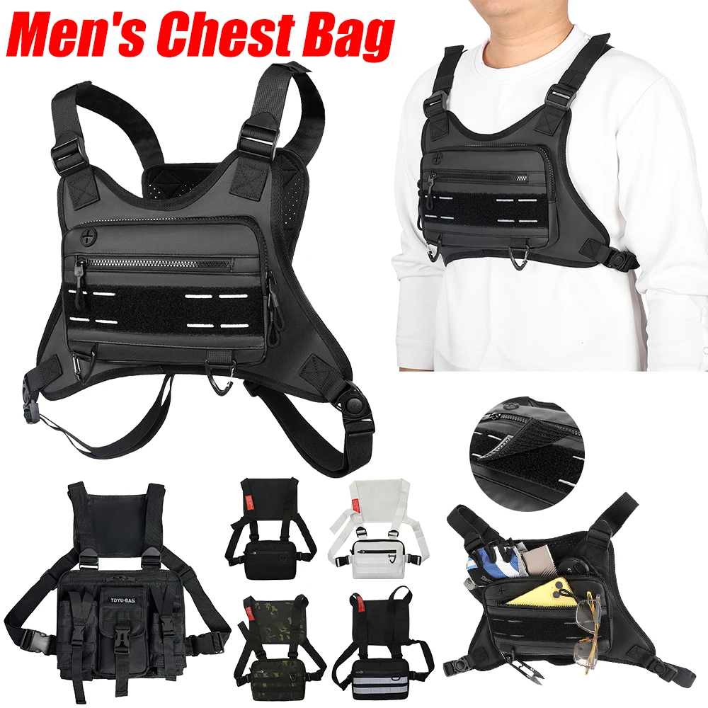 Running Gear Vest - Sport Borst Tas Waterbestendige Lichtgewicht Voorste