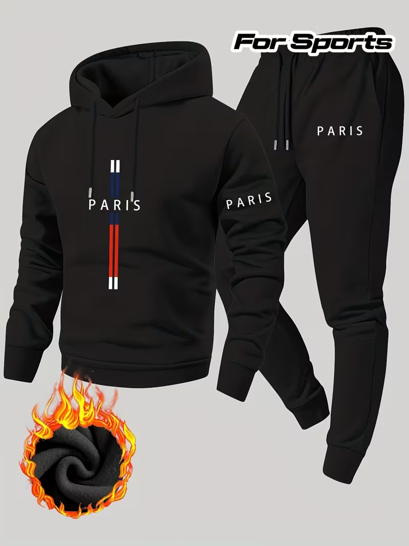 Running Gear Winter Men - Heren Urban Casual Tweedelig Set met