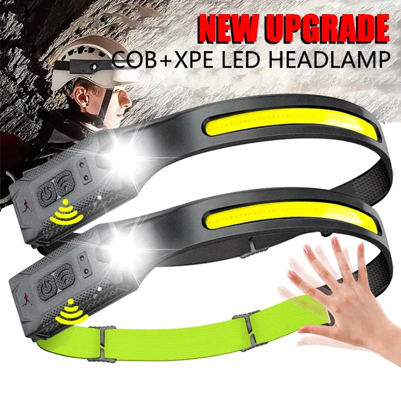 Running Headlamp Led - LED-koplamp USB oplaadbaar 3-modus verlichting Koplamp