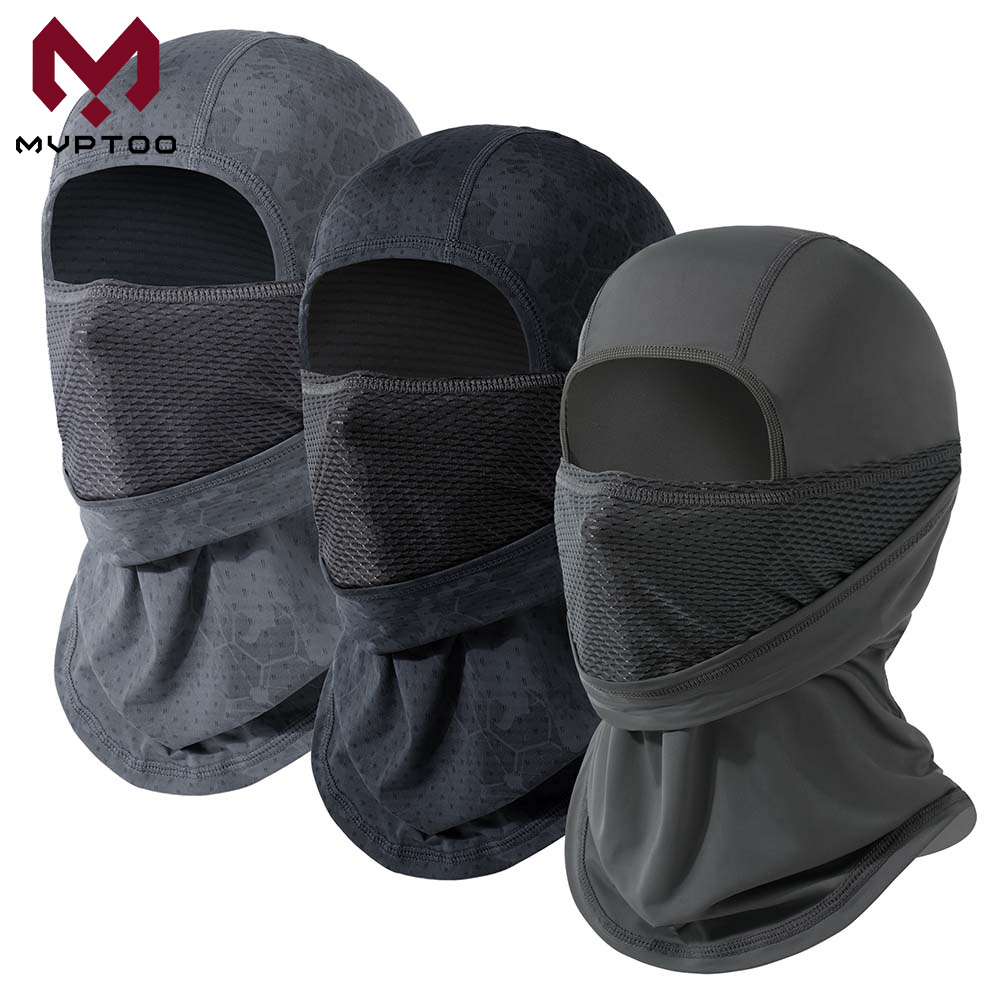Head Gear Running - Ademende bivakmuts, volledig gezichtsmasker, UV-bescherming, hoofddeksel,