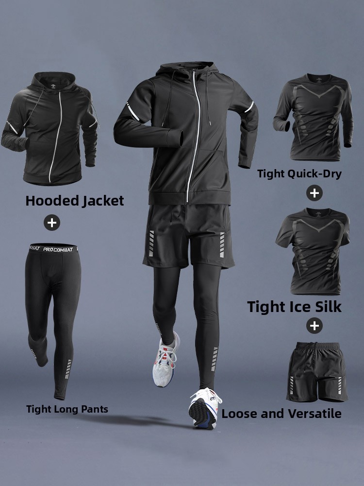 Running Gear Autumn - Qui Dry sporttrainingspak voor heren Hardloopkleding