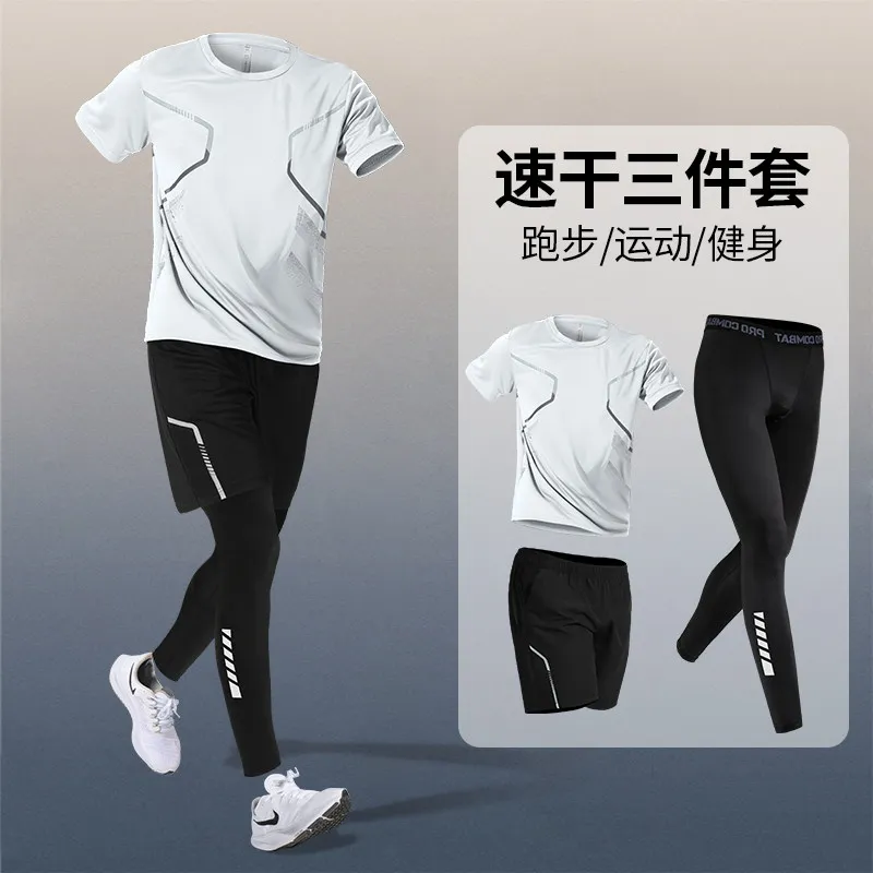 Running Gear Gym - Herensportset voor de zomer, snel drogend: