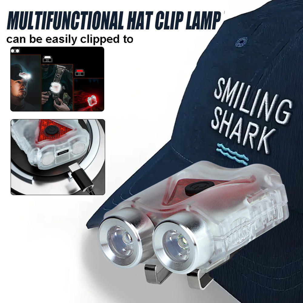 Running Headlamp Led - F5 Oplaadbare handsfree led-koplamp, waterdichte sleutelhanger