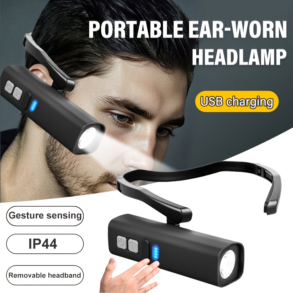 Running Headlamp Led - 2025-oorclip-koplamp – heldere LED-koplamp, oplaadbare waterdichte