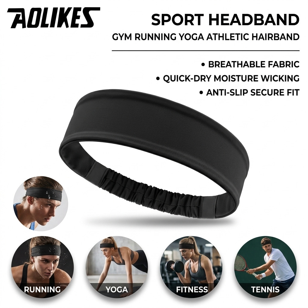 Polyester zweetband voor gym f - Running Gear Gym recensie en prijs