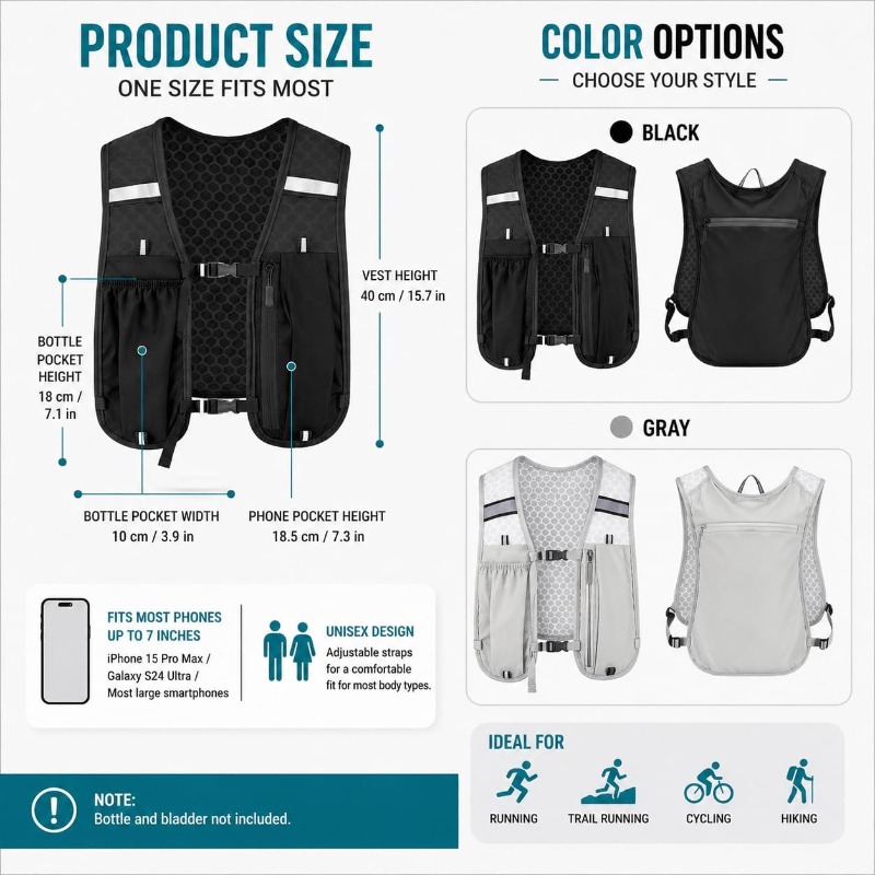 Reflecterende lichtgewicht ves - Running Gear Winter Men recensie en prijs