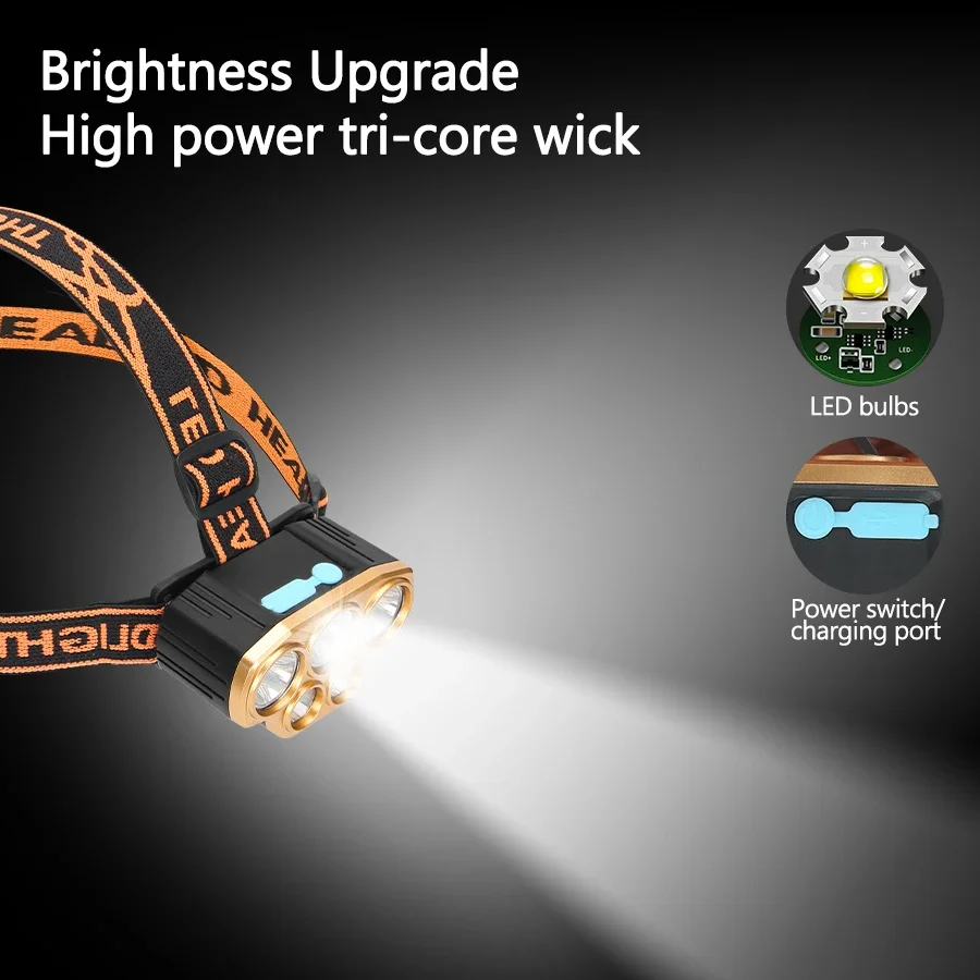 Oplaadbare 5 LED-koplamp Ultra - Running Headlamp Led recensie en prijs