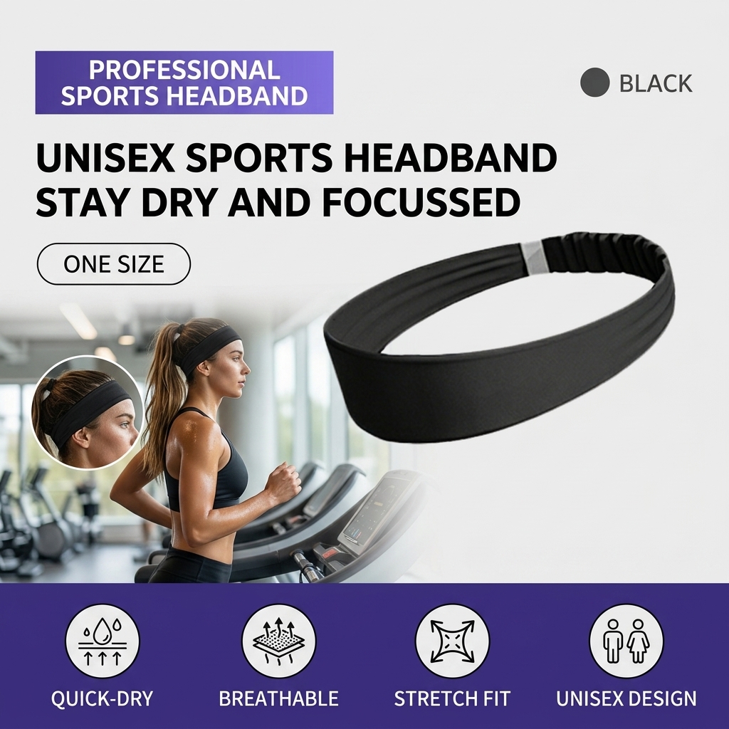 Ademende sport hoofdband, voch - Running Gear Gym recensie en prijs