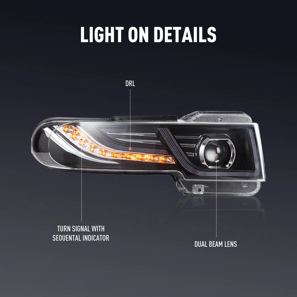 2 Stuks Auto Styling Hoofd Lam - Running Headlamp Led recensie en prijs